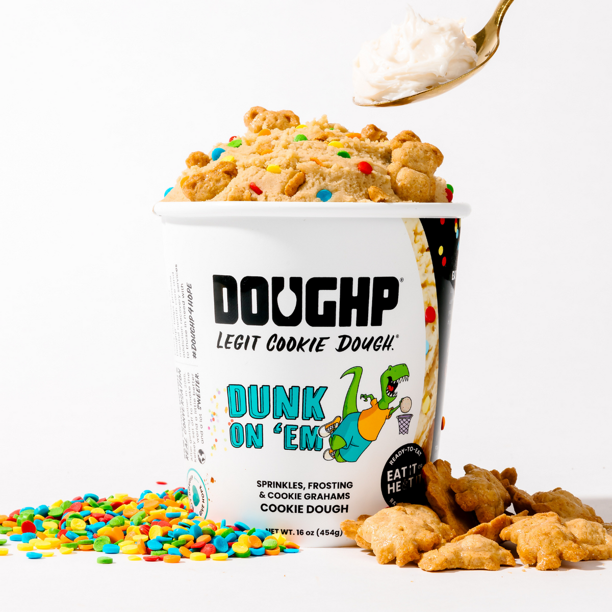 Bestseller Pack | Edible Cookie Dough Delivered | Doughp 4-Cup Pack | Makes 60 Cookies!